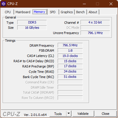 Memória CPU-Z