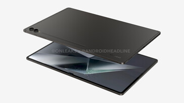 Samsung Galaxy Tab S10 Ultra design (imagem via Android Headlines)