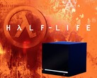 Fundo do Half-Life com a Valve Steam Machine (Fonte da imagem: Valve com edições)