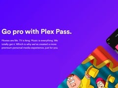 Arte promocional usada para comercializar o Plex Pass no local