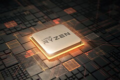 A AMD Ryzen 7 5800X3D foi submetida aos passos do Geekbench (imagem via AMD)