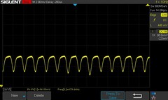 10% de brilho: 479.64 Hz PWM