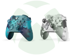 Dois dos próximos três controles de edição especial serão semelhantes aos controles de edição especial Mineral e Arctic camo (foto) lançados no passado. (Fonte da imagem: Microsoft - Editado)