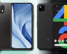 O Xiaomi Mi 11 Lite 5G (L) marcou a mesma quantidade que o Google Pixel 4a (R) em pontos de referência de câmeras. (Fonte da imagem: Xiaomi/Google - editado)