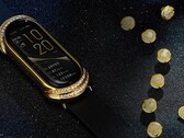 A Xiaomi Mi Band wearable é tratada para uma transformação de ouro e diamante na "Coleção Ouro". (Fonte da imagem: Xiaomi - editado)