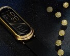A Xiaomi Mi Band wearable é tratada para uma transformação de ouro e diamante na "Coleção Ouro". (Fonte da imagem: Xiaomi - editado)