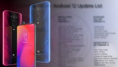 Parece que o Xiaomi Mi 9T Pro é um dos dispositivos que não está em linha para uma atualização em Android 12. (Fonte da imagem: Xiaomi/@xiaomiui - editado)