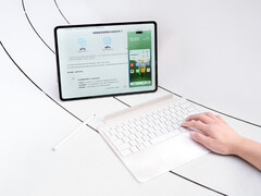 O Pad 4 Pro será maior do que o Pad 3 Pro e o OnePlus Pad 2. (Fonte da imagem: Oppo via Digital Chat Station)