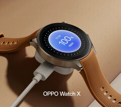 O Oppo Watch X tem uma caixa de aço inoxidável que mede 47 mm de diâmetro. (Fonte da imagem: Oppo)