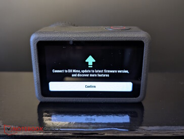 A mensagem aparece a cada inicialização da câmera, a menos que ela esteja emparelhada com o aplicativo