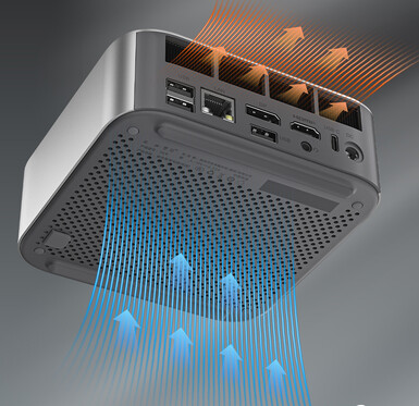 Novo design do duto de ar (Fonte da imagem: Beelink)