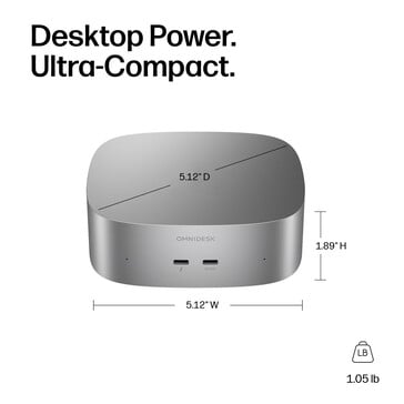 Design do OmniDesk Mini Intel Panther Lake