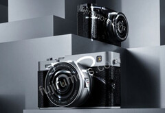 Imagem vazada do Fujifilm X E5