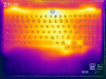 Teste de estresse de temperatura da superfície (parte inferior)