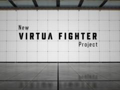 O novo logotipo do Virtua Fighter Project em seu trailer oficial de jogabilidade (fonte da imagem: SEGA)