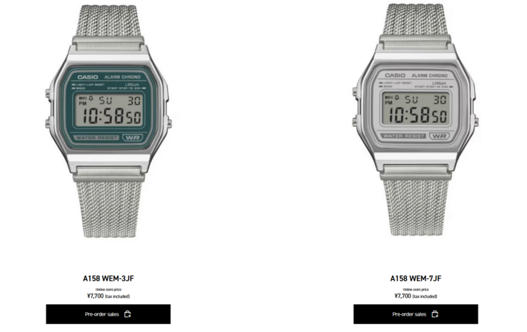 (Fonte da imagem: Casio Japan)