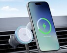 O novo acessório da Ugreen é uma versão atualizada do MagFlow Magnetic Wireless Car Charger 25W (foto)