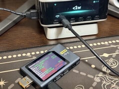 Instantâneo do teste do USB-C2