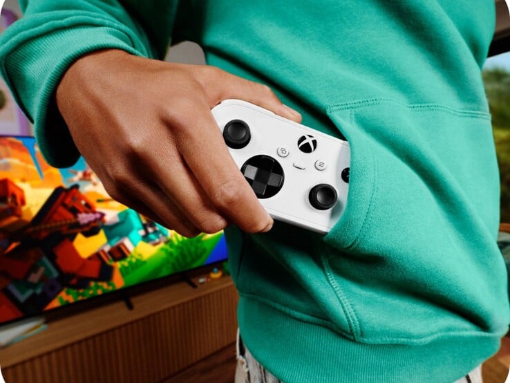 O Xbox Nano Controller foi concebido para caber na maioria dos bolsos