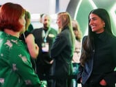Uma foto da CEO da Xbox, Asha Sharma, em entrevista à BBC