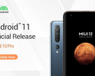 Android 11 para a versão global do Mi 10 Pro está aqui. (Fonte da imagem: Xiaomi)