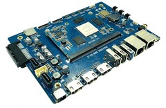 O novo Banana Pi CoM em um quadro de transporte. (Fonte de imagem: Banana Pi)