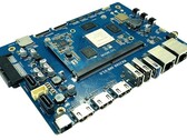 O novo Banana Pi CoM em um quadro de transporte. (Fonte de imagem: Banana Pi)