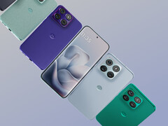 O Edge 70 Fusion está disponível em várias cores.