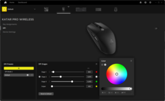 Katar Pro Wireless - Predefinições DPI