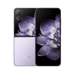 Xiaomi Mix Flip em roxo