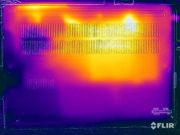 Teste de estresse de temperatura da superfície (parte inferior)