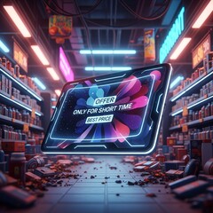 Temu, Amazon e outros oferecem inúmeros tablets a preços acessíveis, mas será que essas &quot;pechinchas&quot; realmente valem a pena? (Fonte da imagem: AI generated)