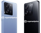 As cores Alpine Blue e Black da série Xiaomi 13T. (Fonte da imagem: MySmartPrice)