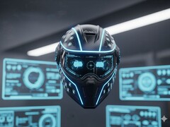 Imagem decorativa. Um capacete de alta tecnologia (Fonte da imagem: Gerada por IA)