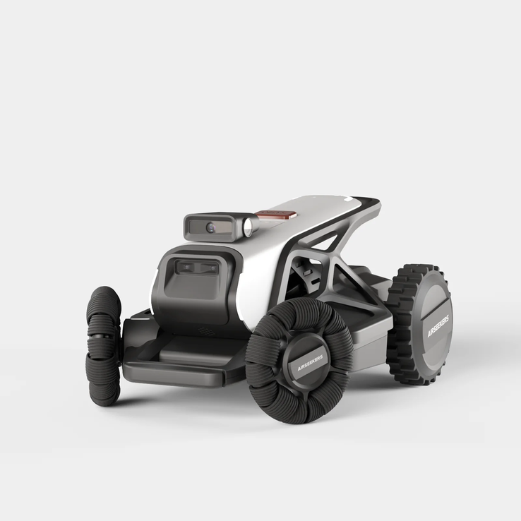O robô cortador de grama Tron-One da Airseekers. (Fonte da imagem: Airseekers)