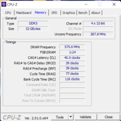 Memória CPU-Z