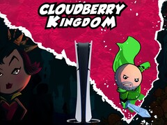 Jogo Cloudberry Kingdom PS3 com console PS5 mostrado (Fonte da imagem: Sony PlayStation com edições)