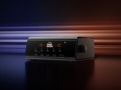 O EcoFlow Dektop Charger tem uma tela de 3,02 polegadas na parte frontal. (Fonte da imagem: EcoFlow)