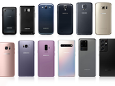 A evolução da série Galaxy S (Fonte de imagem: Samsung)