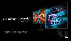 A Gigabyte anuncia seus primeiros monitores aprovados pelo Eyesafe-approved. (Fonte: Gigabyte)