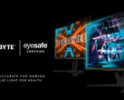 A Gigabyte anuncia seus primeiros monitores aprovados pelo Eyesafe-approved. (Fonte: Gigabyte)