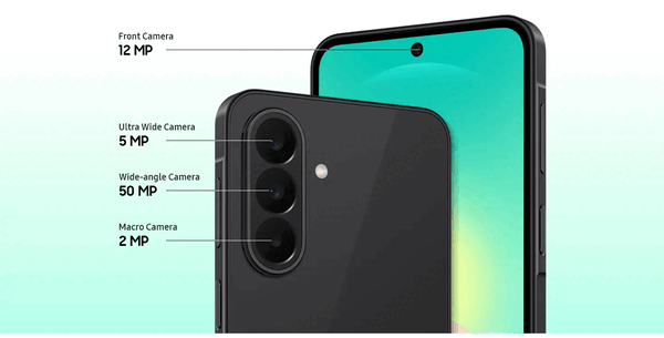O Galaxy A27 5G possui três câmeras traseiras.