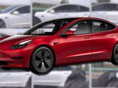 O Tesla Model 3 foi apresentado em 2017 e o Project Highland é uma variante renovada para 2023. (Fonte da imagem: Tesla/@DriveTeslaca - editado)