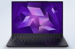 Kvadra NAU LP14, um ultrabook corporativo leve da empresa de tecnologia russa Yadro.