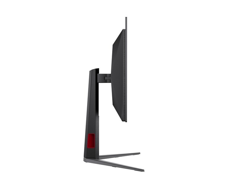 O novo monitor para jogos da AOC apresenta um design típico da maioria dos monitores para jogos no mercado. 