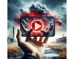 O YouTube ganha milhões com campanhas de desinformação sobre as mudanças climáticas (imagem simbólica: DALL-E / AI)
