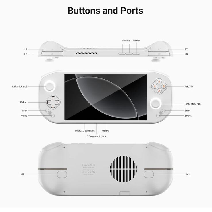 O Mangmi Pocket Max é fornecido com o site Android 13.