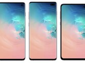 O Galaxy S10, S10+, e S10e apresentam todos telas AMOLED. (Fonte de imagem: Samsung)
