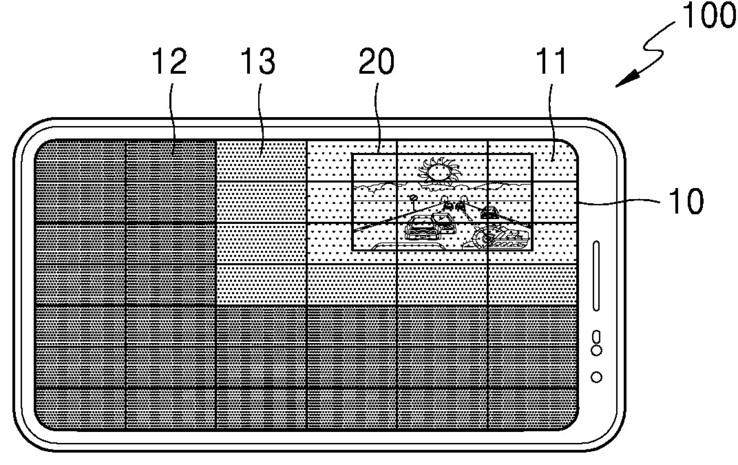 Alguns diagramas que esboçam o potencial de avanço multi-refresco da Samsung. (Fonte: KIPRIS)