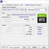 CPU-Z: gráficos